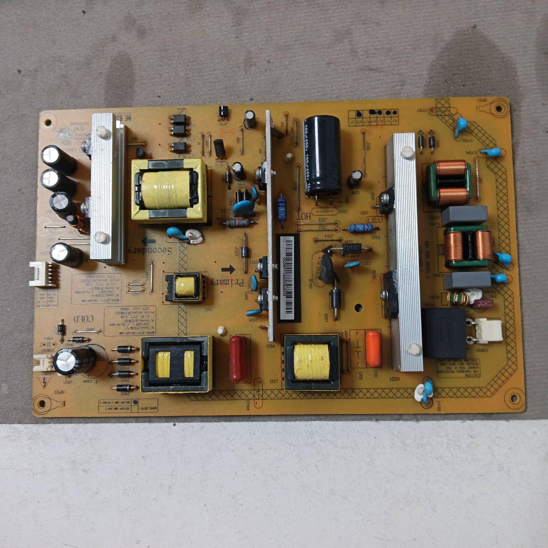 长虹50D3700i电源板 XR7.820.565V1.2 HSL50D-1MM