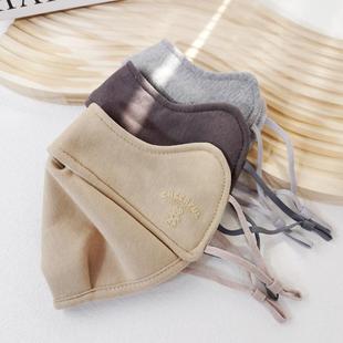 防冻脸保暖口罩女高颜值护眼角显脸小冬季加厚防可爱男面罩骑行风