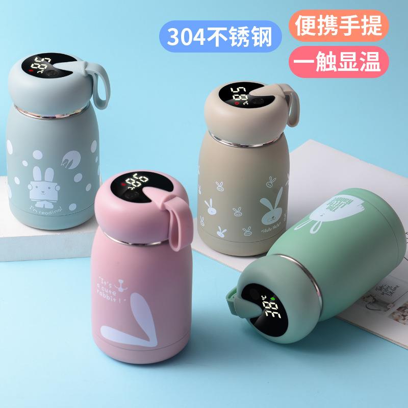 迷你口袋保温杯男女精致学生简约便携可爱少水杯子ins儿童304女心