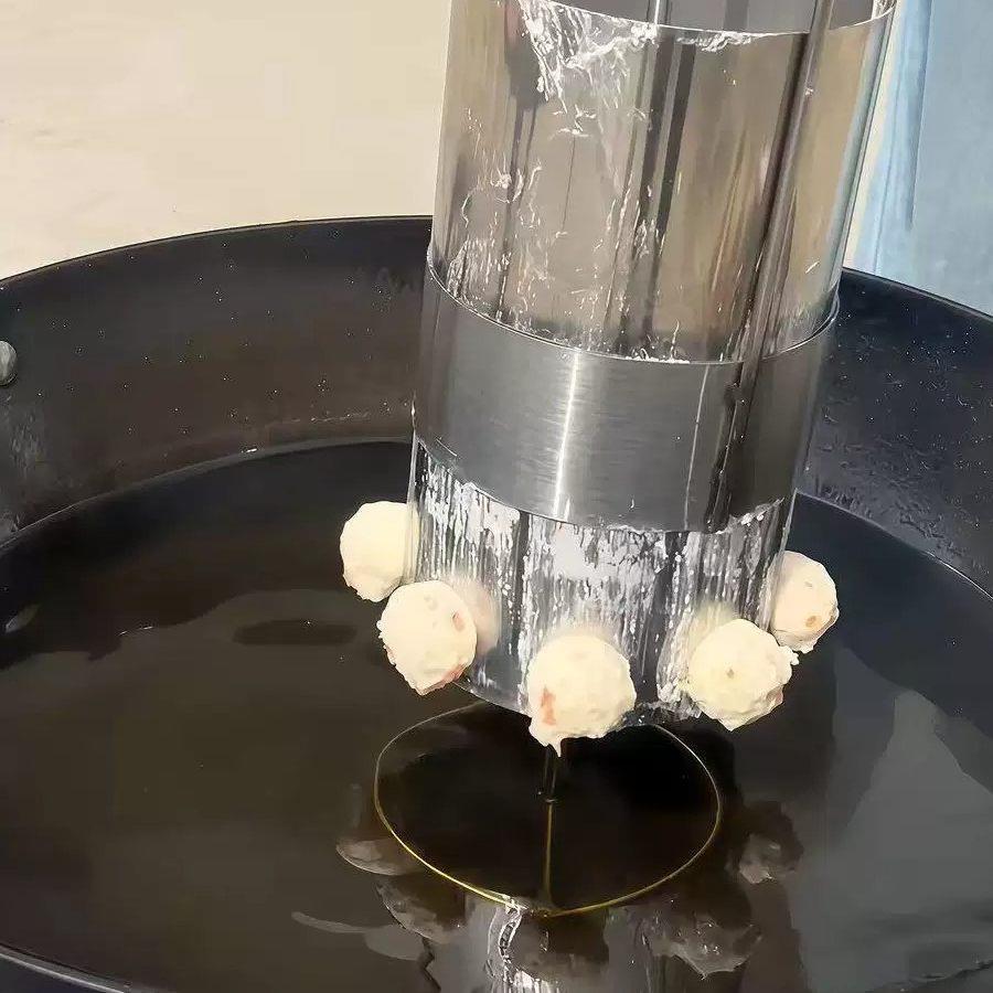 肉丸子制作器新款不锈钢手动炸丸子机多孔萝卜丸子鱼丸肉丸商用多