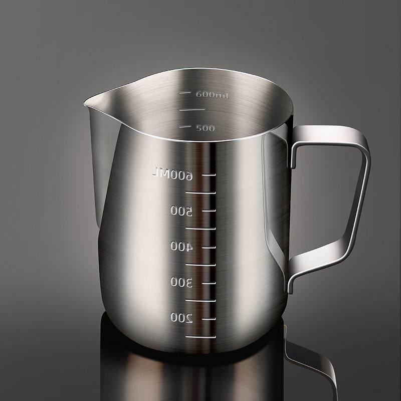 拉花杯咖啡专用304不锈钢尖嘴加厚带刻度奶泡杯意式拉奶带盖花缸,餐饮具,拉花缸/拉花杯/打奶缸,淘宝优惠券,粉丝福利购,淘宝优惠卷