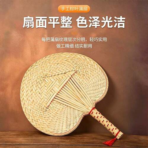 蒲扇老式扇子家用手工夏天大葵扇儿童宝宝驱蚊耐用手摇扇编织蒲草
