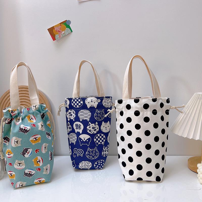 焖烧壶保温饭盒袋日式抽绳