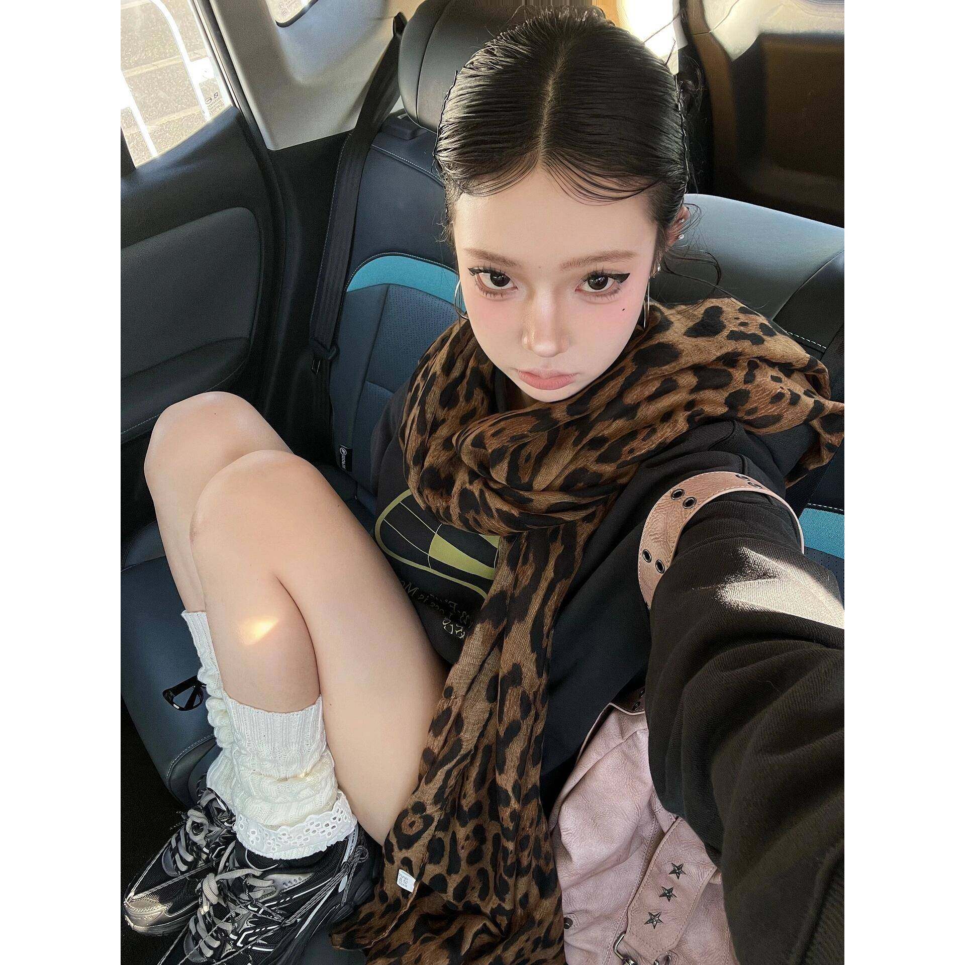 豹纹丝巾围巾女高级感复古2026秋冬季加长保暖围脖千禧辣妹风披肩,服饰配件/皮带/帽子/围巾,围巾/丝巾/披肩,淘宝优惠券,粉丝福利购,淘宝优惠卷