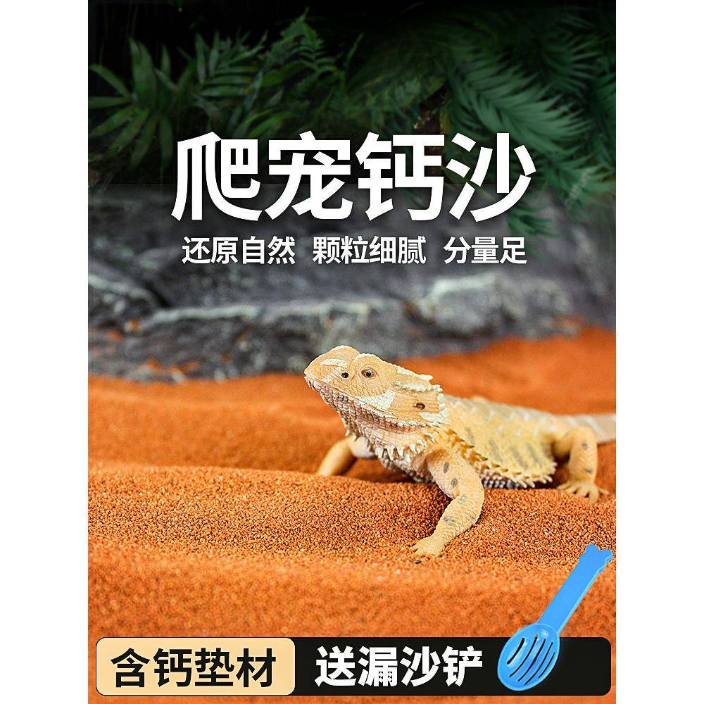 守宫垫材爬宠钙沙蜥蜴鬃狮乌龟宠物爬沙爬虫砂饲养箱用品沙漠造景