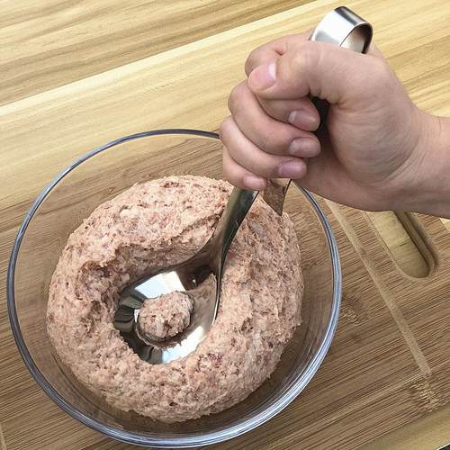 家用肉丸子制作器创意汆丸