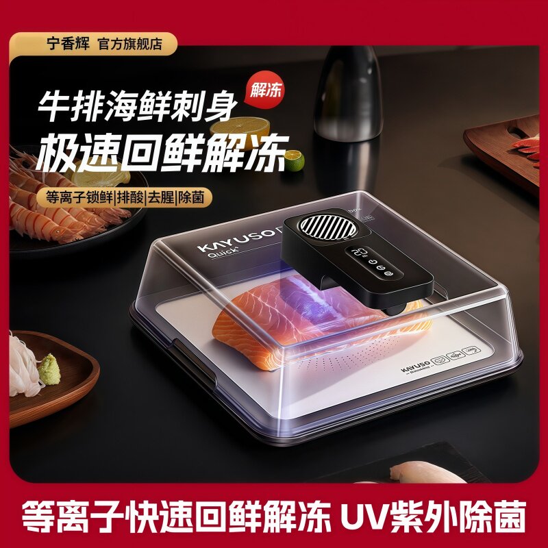 德国解冻器智能极速回鲜家用厨房食材快速化冰神器去腥解冻海鲜