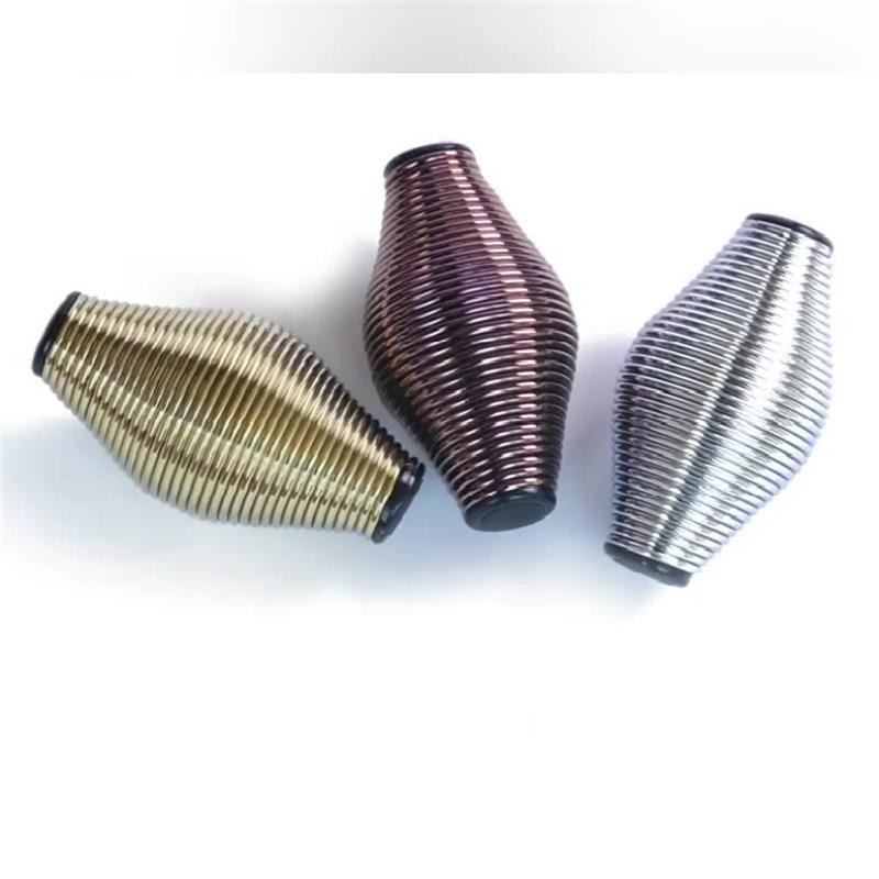 弹簧握力球金属握力训练手部解压放松康复握指力器弹力力金属镀铬