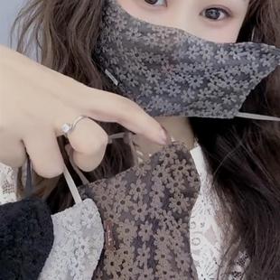 2025新款 可透气水洗舒适 糖果小笛纯棉立体保暖口罩女款