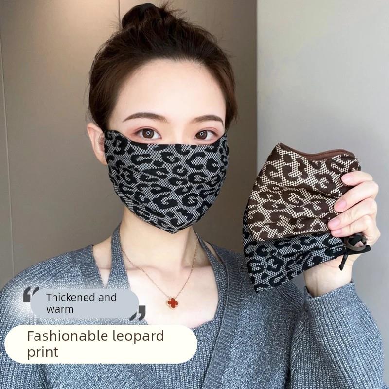 2025秋冬新款豹纹保暖防寒