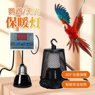 陶瓷加热灯鹦鹉专用无光保温灯鸟类玄凤保暖加热防咬防烫取暖器带