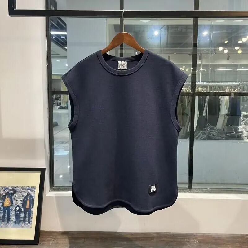 冰丝运动背心男士夏季新款跑步健身大码无袖t恤男款速干篮球坎肩