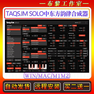TAQS.IM SOLO中东韵味魔力振荡器混合合成器音源远程安装WIN/MAC