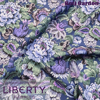 伯缇花园 Liberty正品绝版塞西莉之花复古优雅连衣裙面料英国进口