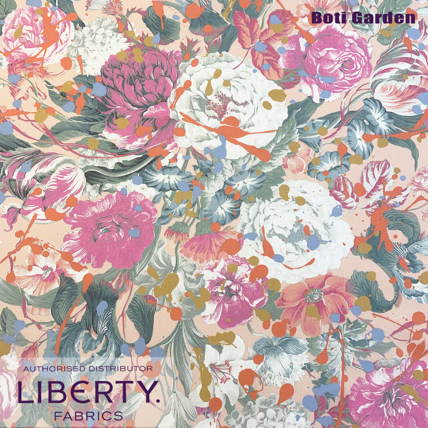 英国LIBERTY利伯缇 朋克碎花 Punk Posay 塔纳棉100支 伯缇花园