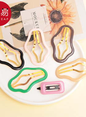 发夹/碎发夹B1pq301-刘海夹前额黑色发卡头发夹子头发饰碎发小号