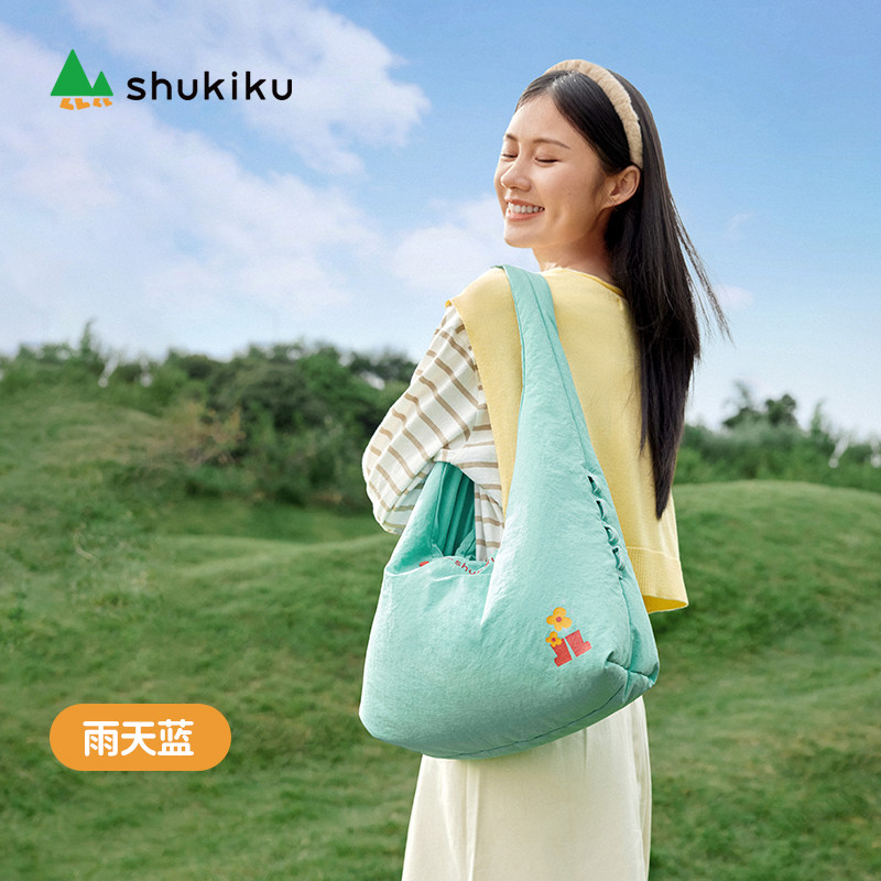 SHUKIKU云朵包女2025轻便通勤单肩斜挎包图片