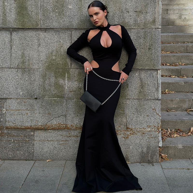 修身气质包臀连衣裙女