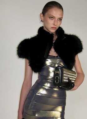 Fashion Short Sleeveless Strap Top时尚短款露脐无袖绑带上衣女