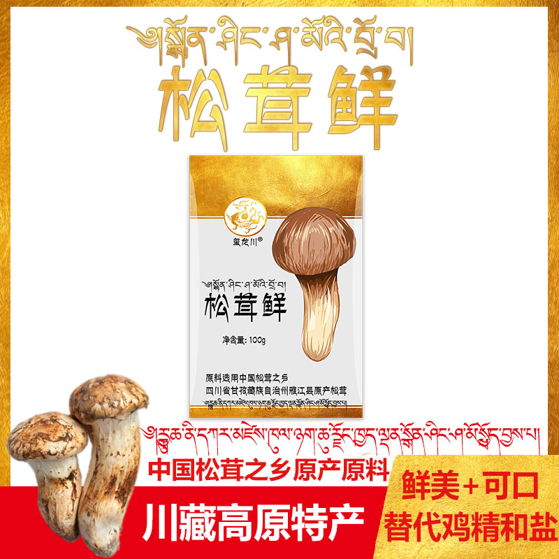 川藏松茸粉雅江松茸鲜代盐和鸡精