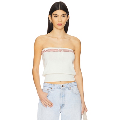 [春季新品]FAITHFULL THE BRAND ARLETTE 无带上衣象牙白REVOLVE