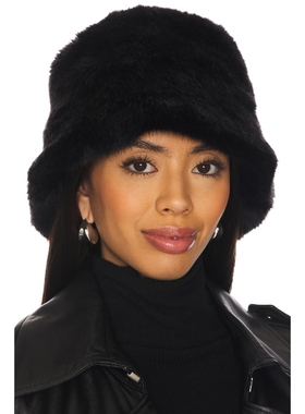 Unreal Fur YEOMAN 水桶帽 黑色REVOLVE小众新款