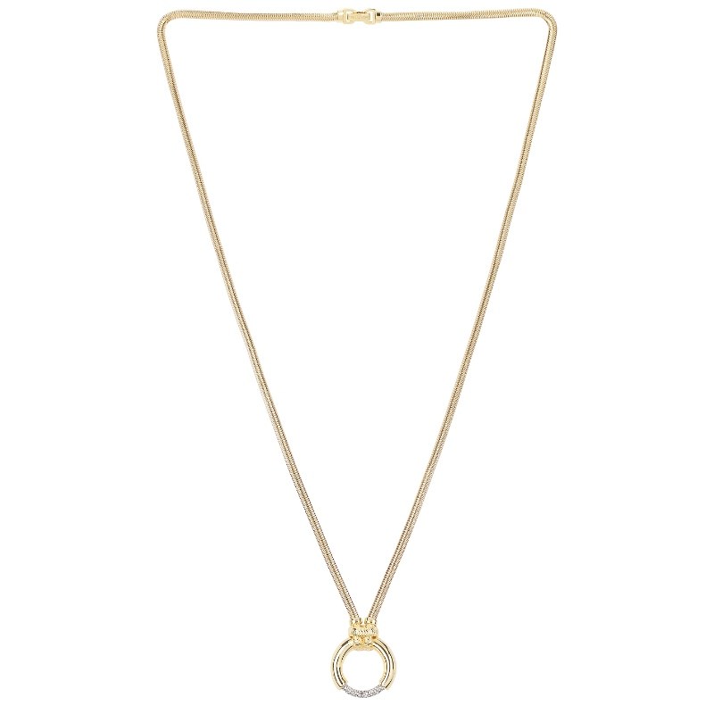 Demarson KELSEY 项链 金属金色 REVOLVE小众新款