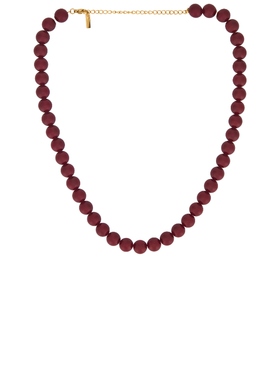 Casa Clara LOU 珠饰项链 红色 REVOLVE小众新款