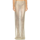 New 半身裙 Arrivals Ilkyaz The ZADA Ozel 金属金色REVOLVE