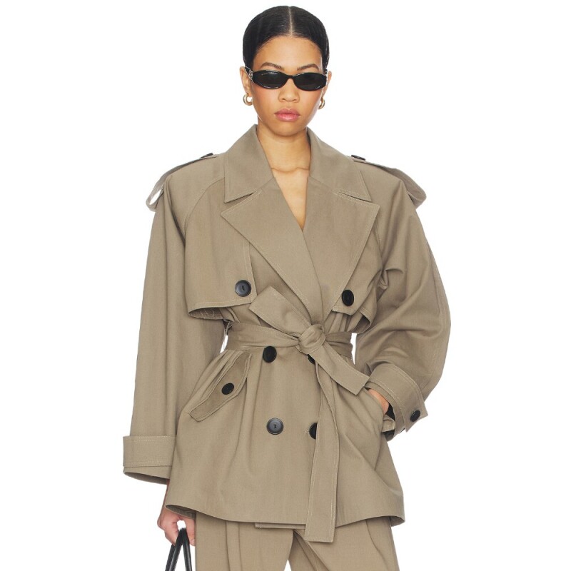 SELMACILEK KHAKI TERRA 风衣 revolve小众新款