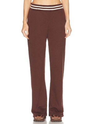 THE UPSIDE TOLUCA 长裤 revolve小众新款 棕色