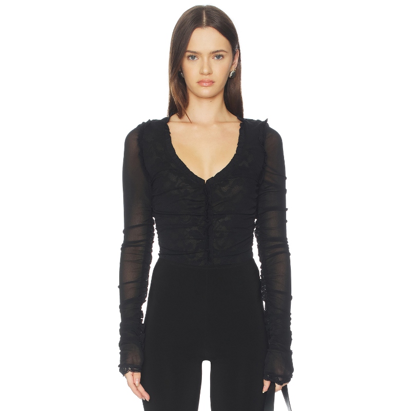 [海外直邮]Free People WORN TO BE WILD 紧身服 黑色 基础易搭内