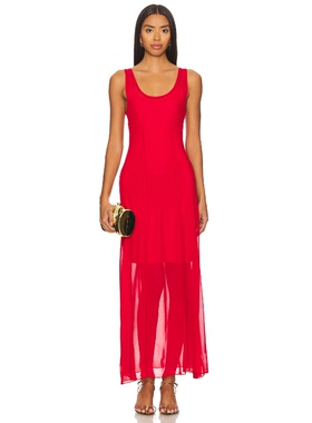 Gestuz MESSI 长裙 红色REVOLVE小众新款