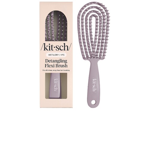 Kitsch DETANGLING FLEXI BRUSH 梳子  紫色 秋冬新品REVOLVE