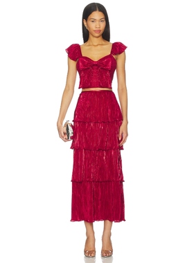 SAYLOR EVERLEE 套装 红色REVOLVE小众新款