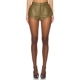 Short Lapointe 橄榄色REVOLVE小众新 Leather Mini Stretch Faux