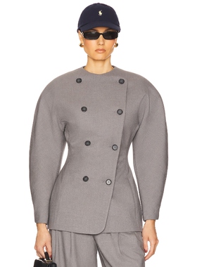 [冬季新品] Helsa 西装深灰色静奢风老钱风REVOLVE小众新款