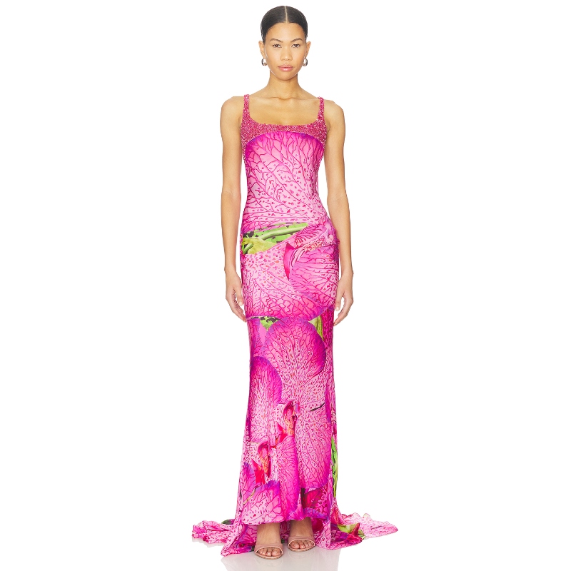 LA FUORI DRESS 裙子 粉色REVOLVE小众新款