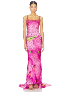 LA FUORI DRESS 裙子 粉色REVOLVE小众新款