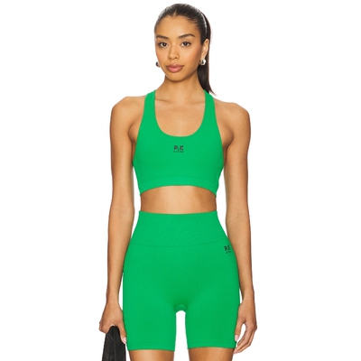 P.E Nation RESTORE SEAMLESS 运动胸罩 绿色REVOLVE小众新款