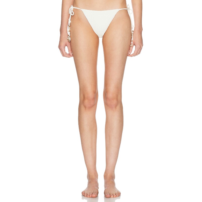 Vix Swimwear LIVIA  比基尼内裤  白色 秋冬新品REVOLVE