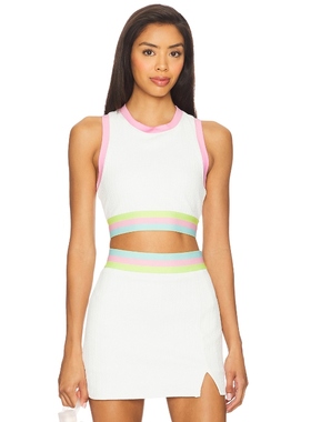 BEACH RIOT GWEN 上装 白色 运动复古风REVOLVE小众新款