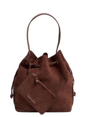 Stoney Clover Lane Henrietta Bucket Bag 棕色REVOLVE小众新款