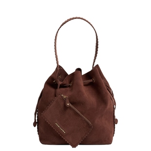 Henrietta Lane Bucket Bag Stoney 棕色REVOLVE小众新款 Clover