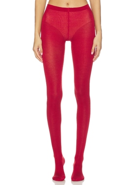 Wolford 沃尔福特 MERINO 连裤袜 红色REVOLVE小众新款
