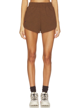 Aviator Nation ESSENTIAL 短裤 棕色美式休闲风REVOLVE小众新款