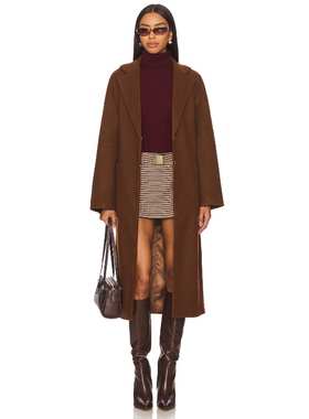 LBLC The Label MARIE 夹克 棕色 老钱风REVOLVE小众新款