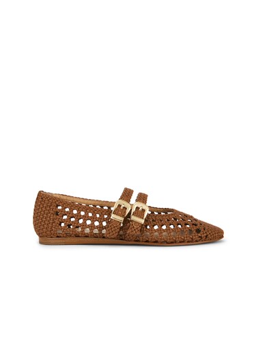 Dolce Vita BAYLEE WOVEN 平底鞋 revolve小众新款 棕色
