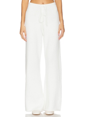 [春季新品]SNDYS MAJA 针织长裤 白色REVOLVE小众新款