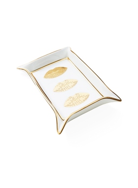 Jonathan Adler Lips Valet Tray 白色 REVOLVE小众新款